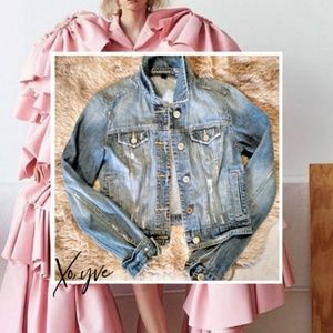 SOLD American Eagle Distressed Jean Jacket
